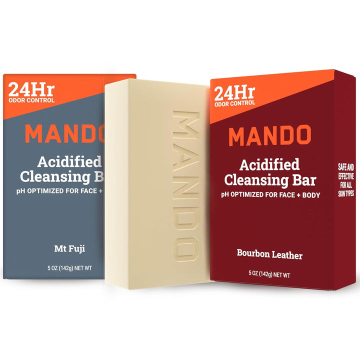 Acidified Cleansing Bar - 24-Hour Odor Control - Removes Odor Better than Soap - Moisturizing Formula - SLS Free, Paraben Free - Safe for Sensitive Skin - Pro Sport