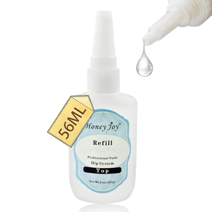 56Ml / 1.91Oz Refill Gel Base Top Sealer Dry Activator for Dipping Powder Pre-Bond Liquid No Lamp Cure Dip Nails Natural Dry, 56Ml-Base Coat…