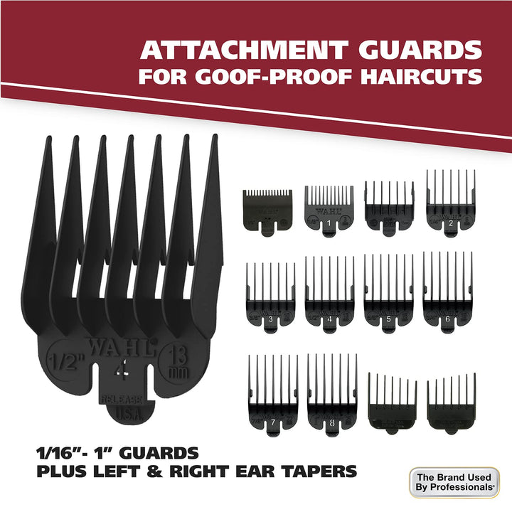 Clipper Rechargeable Cord/Cordless Haircutting & Trimming Kit for Heads, Longer Beards, & All Body Grooming - Model 79434