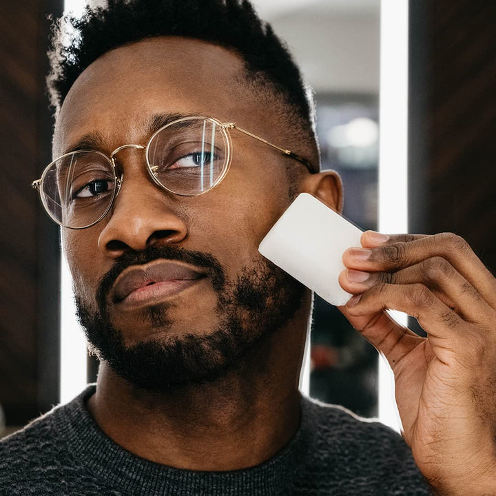 Post-Shave Stone, Natural Alum Block, 1 Count (Pack of 1)