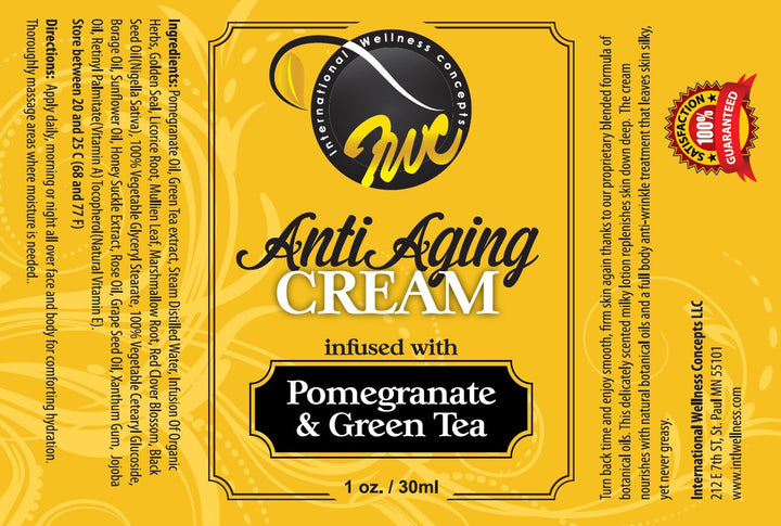 Anti Aging Cream W/Pomegranate & Green Tea (1Oz/30Ml)