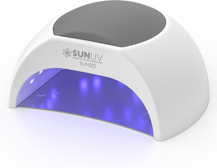 SUN2C UV Light for Nails, UV LED Nail Lamp with 4 Timer Settings, Curing Lights Compatible with All Gel Polish Rose