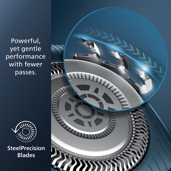 Philips  Shaver 7200, Rechargeable Wet & Dry Electric Shaver with Senseiq Technology and Pop-Up Trimmer, S7887/82