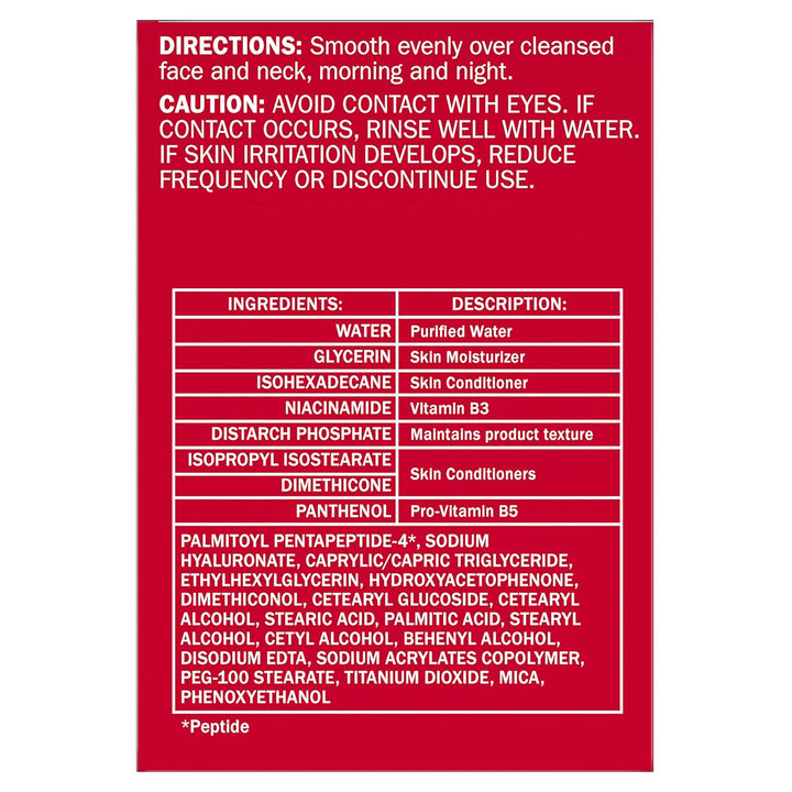 Face Moisturizer, Regenerist Micro-Sculpting Cream for Women, Fragrance-Free - Hydrating, Anti-Aging, Anti-Wrinkle, Firming Skin Care - Hyaluronic Acid, Niacinamide, Amino Peptides, 1.7 Oz