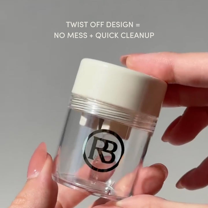 Lip & Eye Liner Pencil Sharpener – German Blade, Mess-Free Reservoir, Smooth Precise Tips for Lip & Eye Liners