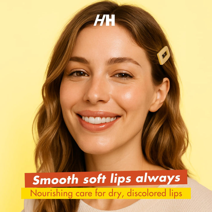 Turmeric Lip Scrub with Vitamin C – 100% Natural Vegan Exfoliant for Dark Dry Chapped Lips – Deep Conditioning Sugar Polish 1Oz