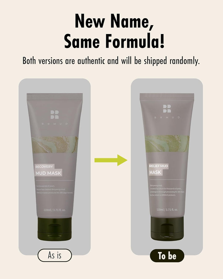 Relief Mud Mask | Cardi B Mud Mask - Body Mud Hydrating & Moisturizing Deep Pore Cleanser Face & Body Mask W/ 91.8% Nature-Derived Ingredients - K Beauty Body Mud (3.72 Fl Oz)