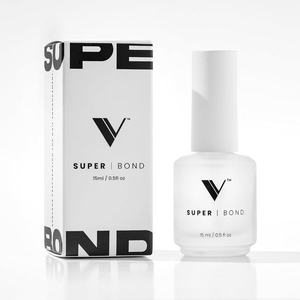 Super Bond Nail Primer - Long-Lasting & Low-Odor Nail Prep Bond Primer for Nail Polish, Gel & Acrylic - Nail Care Product for Professional Salons & Home Manicures & Pedicures, 15 Ml