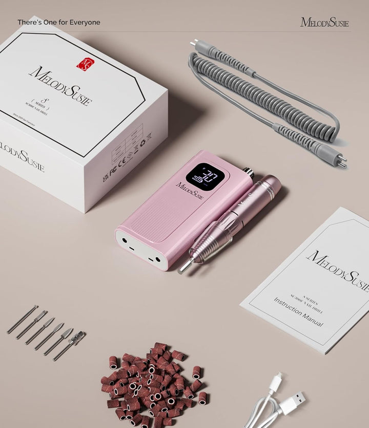 Professional Rechargeable Nail Drill 30000 RPM, Electric Nail File for Shaping, Removing & Polishing Gel Nails, Lightweight & Easy to Use, Ideal for Home & Salon Manicure Pedicure, SC300F