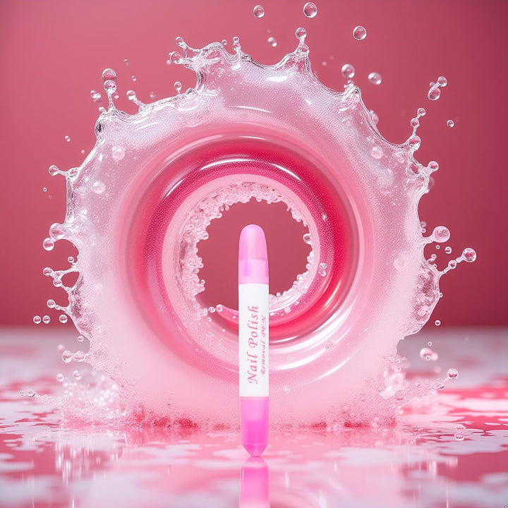 1Pc Nail Erase Pen Removable Head Nails Polish Cleaning Plastic Manicure Corrector Pens for Manicure Fingernail Home Salon Use Nails Polish,Foot, Hand and Nails Care Nail Art Pens (Pink 6G)