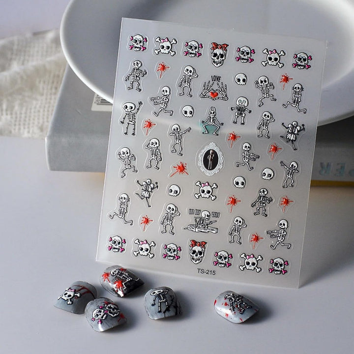 5D Embossed Autumn Maple Leaves Nail Stickers for Nail Art Thanksgiving Day Nail Art Stickers Fall Nail Decals Self-Adhesive Gold Maple Leaf Nails Sticker for Women Girls Nail Supplies