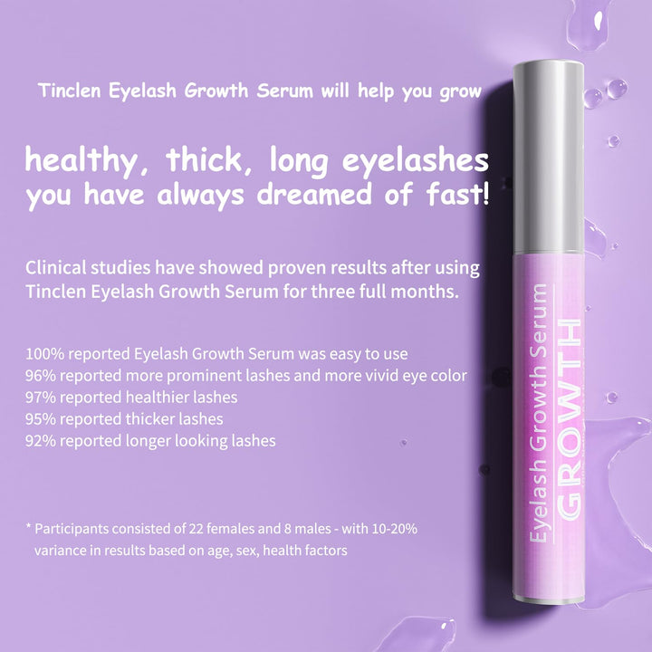 Eyelash Growth Serum with Natural Formula Advanced Lash Enhancing Serum for Longer,Thicker,Fuller Looking Lashes Gentle & Vegan for Eyelash Growth 0.17 Fl Oz (5Ml)