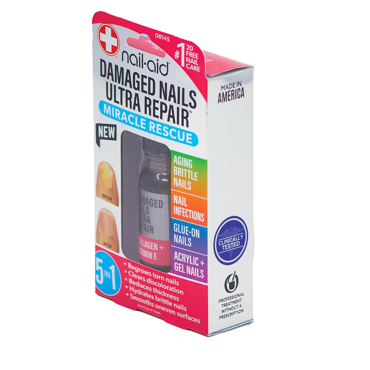 - 5-In-1 Damaged Nails Multi-Repair for Fingernails or Toenails