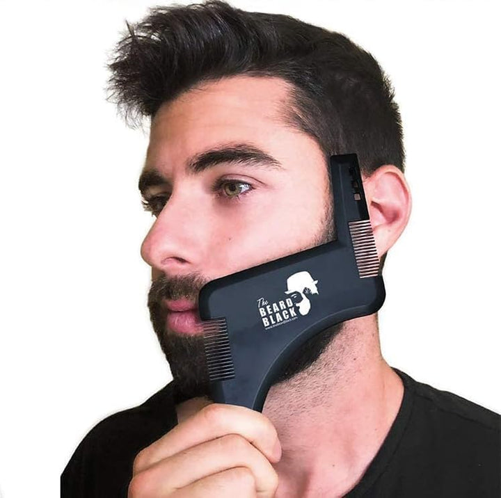 Beard Shaping & Styling Tool with Inbuilt Comb, Perfect for Line up & Edging, Use with Beard Trimmer or Razor