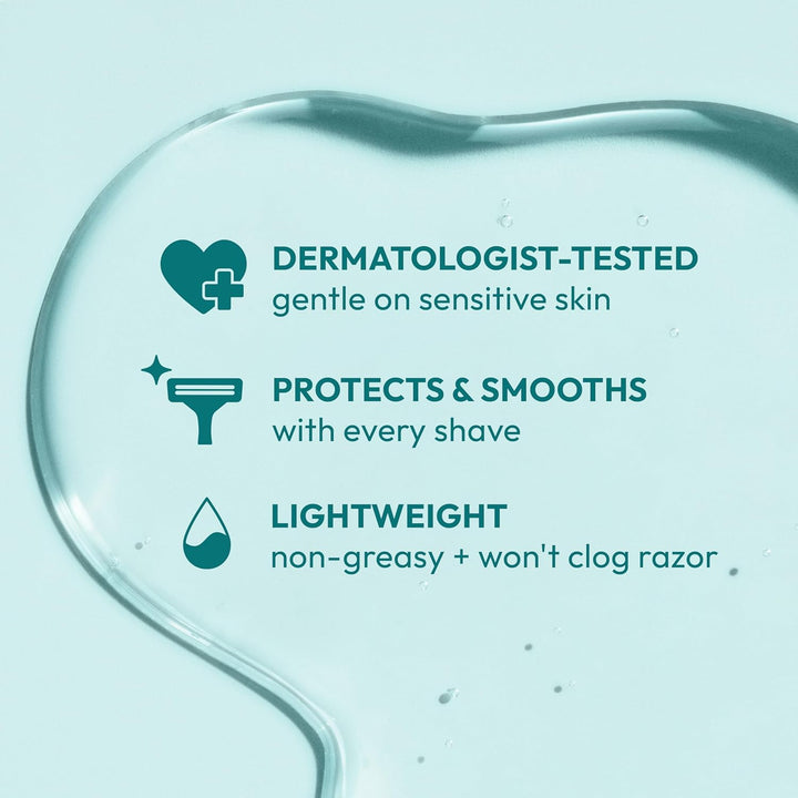 2-In-1 Shave Oil & Moisturizer, Fragrance Free, 7.3Oz | Shaving Oil, after Shave for Women Bikini Area Moisturizer with Vitamin E and Aloe, Shaving Cream Alternative, 7.3 Fl Oz