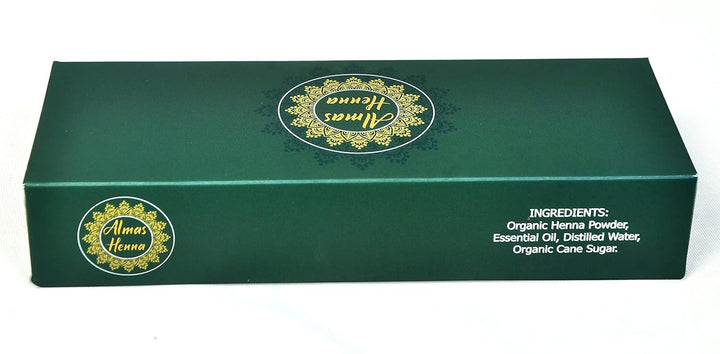 Henna Cones / Tubes 100% Natural, Ready to Use Paste Hair Color Hair Dye-Reddish Brown Color for Women, 3 PACK, 30G Each