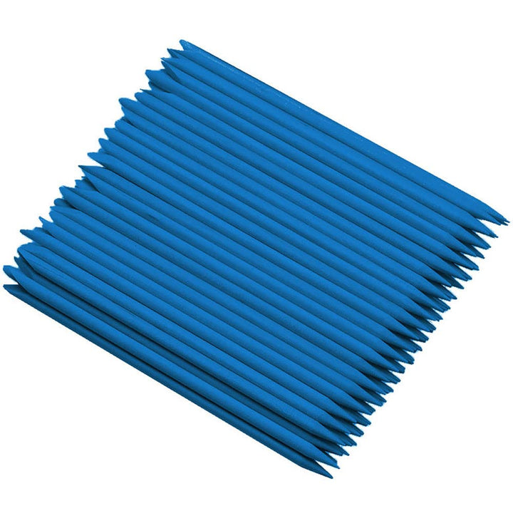 100 Pcs Orange Wood Nail Sticks Double Sided Multi Functional Cuticle Pusher Manicure Pedicure Tool for Manicure Pedicure