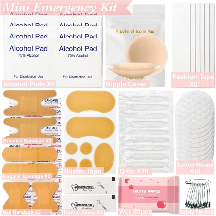 Women'S Wedding Emergency Kit 39 Essential Items for Brides Team Bride All in One Travel Kit Personal Care Women'S Travel Set