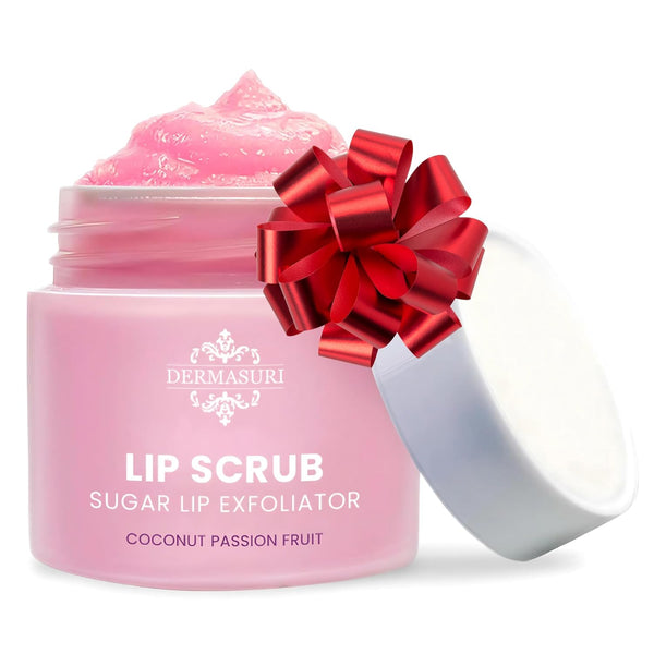 - Lip Exfoliator Scrub & Moisturizer - Sugar Scrubs for Soft Smooth Lips, Overnight Hydration, Brighten Dark Lips - Stocking Stuffer Gifts for Women - Coconut Passion Fruit Flavor- 20G/0.7Oz