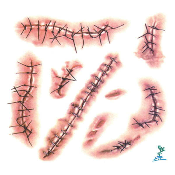 Halloween Body Face Scar Realistic Temporary Tattoos Sticker Paper Waterproof for Fool'S Day Fun Skin Color