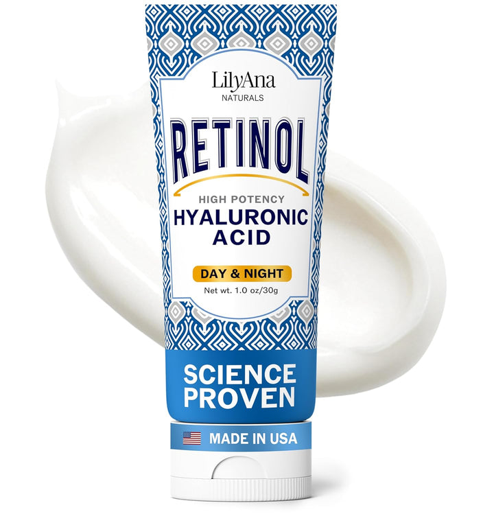 anti Aging Retinol Face Cream for Women – Wrinkle & Neck Cream for Firming, Retinol Moisturizer for Face with Hyaluronic Acid, Hydrating Night Cream for Fine Lines, Collagen Boost