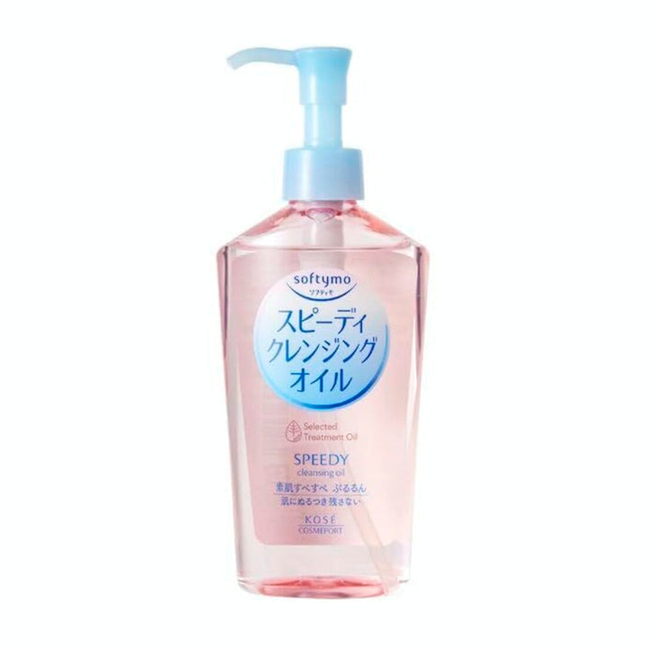 KOSE Softymo Speedy Cleansing Oil Bottle 230Ml Makeup Removerjapan Direct Import