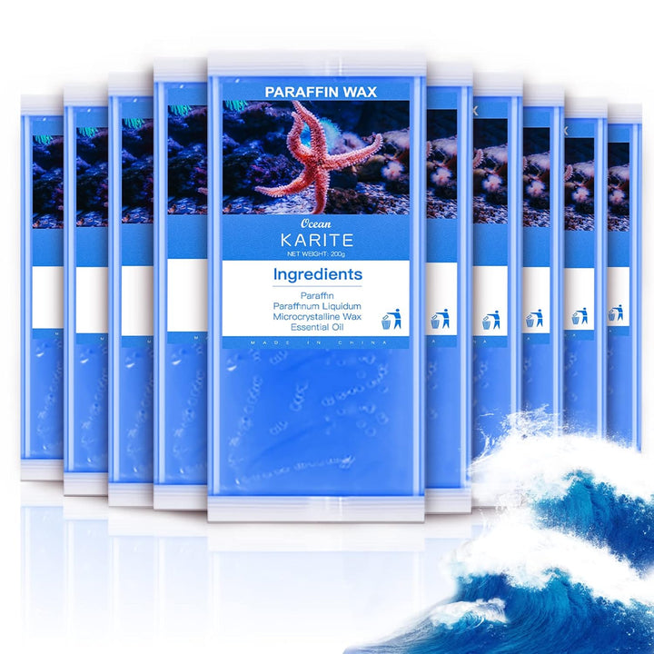 Paraffin Wax Refills, 10 Pack Lavender Scented Paraffin Wax Beads Blocks for Paraffin Bath, Paraffin Wax Machine Refills for Hand Feet Dry Skin,Rrelieves Muscle Fatigue, Hydration and Nourish