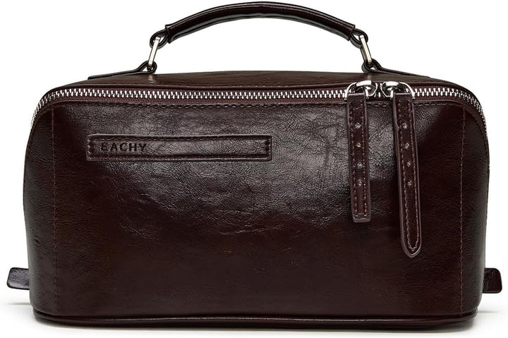 Travel Makeup Bag,Large Capacity Cosmetic Bags for Women,Waterproof Portable Pouch Open Flat Toiletry Bag Pattern Makeup Bag