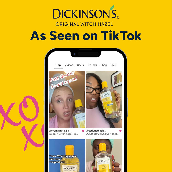 Original Witch Hazel Pore Perfecting Toner | 100% Natural Distilled Witch Hazel | America'S #1 Toner | Refines Pores | Removes Impurities & Oil | 16 Fl Oz