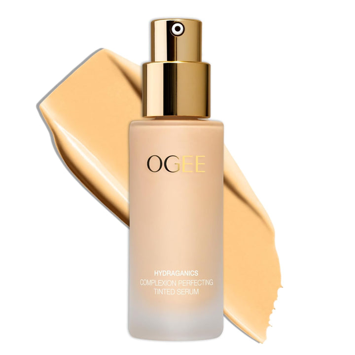 Complexion Perfecting Liquid Foundation - Lightweight Tinted Moisturizer for Face (Linden 1.25N - Light Beige, Neutral Undertone) - with Vitamin C & Jojoba Oil - Certified Organic & Made in USA