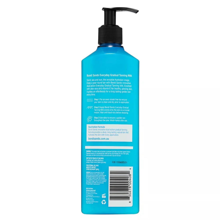 Everyday Gradual Tanning Milk | Long-Lasting, Tanning Body Moisturizer Enriched with Aloe Vera and Vitamin E for Glowing Skin