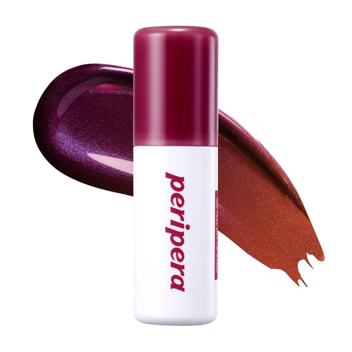 Ink Peel off Lip Stain - Long Lasting, Transfer-Proof, Waterproof Korean Lip Tint with Color-Changing Peel-Off Formula (01 BLACK CHERRY)