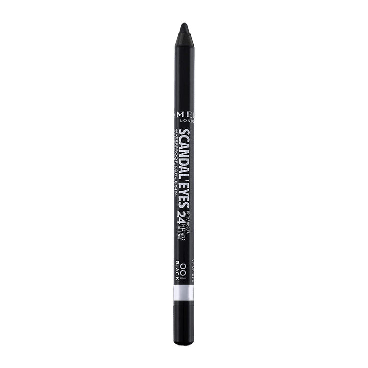 London Scandaleyes Waterproof Gel Pencil Eyeliner, Long-Wearing, Ultra-Smooth, Smudge-Proof, 001, Black, 0.04Oz