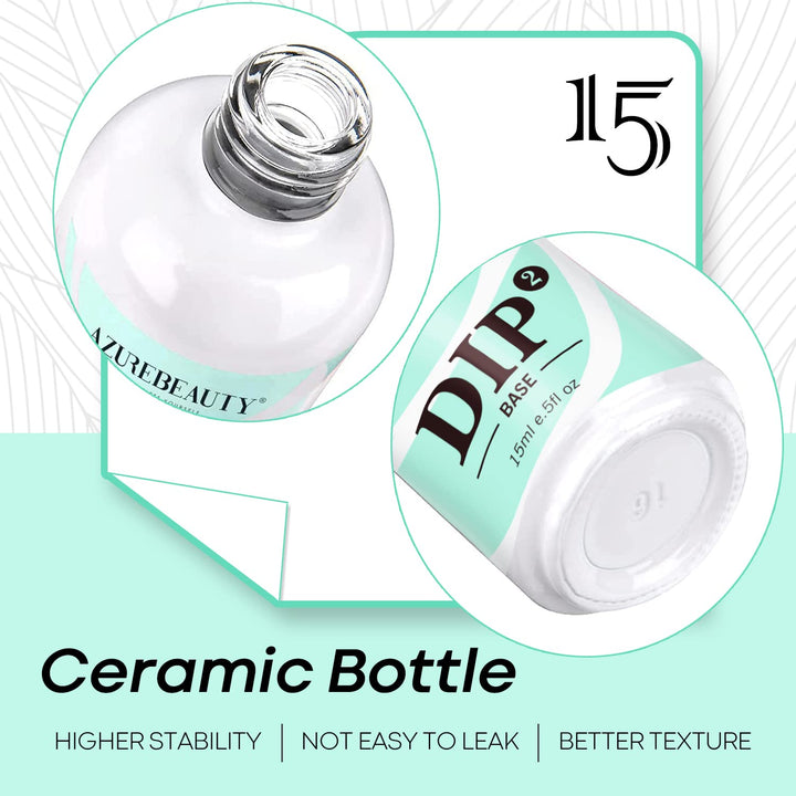 Dip Powder Base Coat 15 Ml for Nail Dipping Powder Set French Nails Art Manicure Beginner DIY Salon