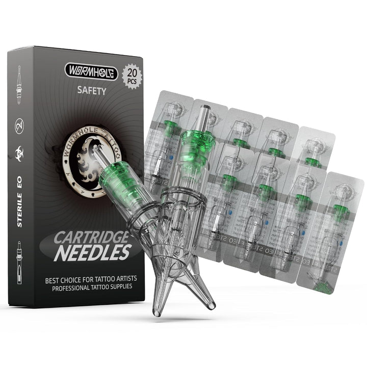 Cartridge Needles 50Pcs Assorted Tattoo Needle Cartridges round Liner Mixed 3RL 5RL 7RL 9RL 11RL (50Pcs #12 Standard RL)