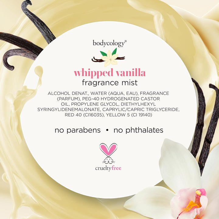 Long-Lasting Fragrance Body Mist, Whipped Vanilla, 8 Fl Oz