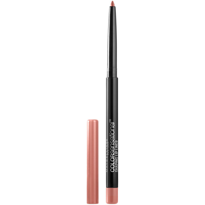 Color Sensational Shaping Lip Liner with Self-Sharpening Tip, Gone Griege, Nude, 1 Count