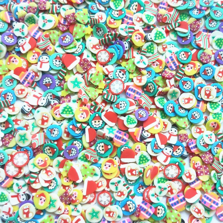 40G Mini Nail Art Fimo Slices Design Slime Charms Supplies Polymer Slices Clay Slices DIY Nail Art Slices (Vegetables)