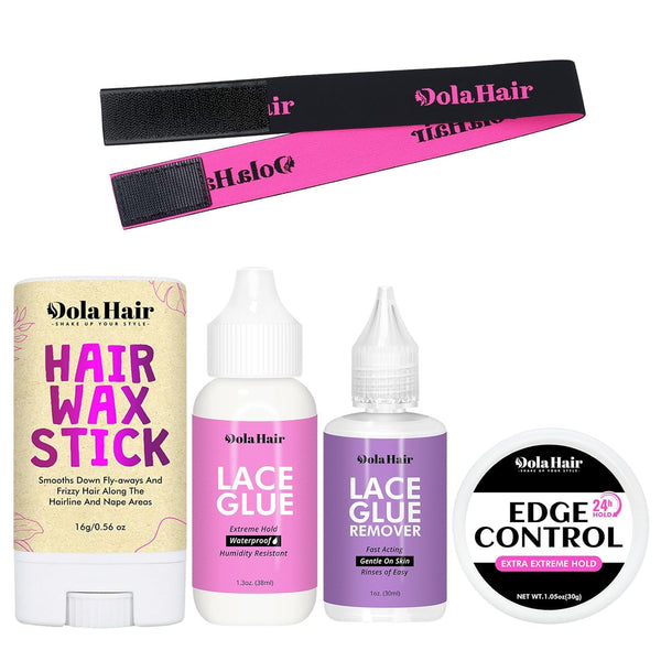 Lace Wig Glue Kit - Waterproof Lace Front Glue for Wigs & Hair Replacement