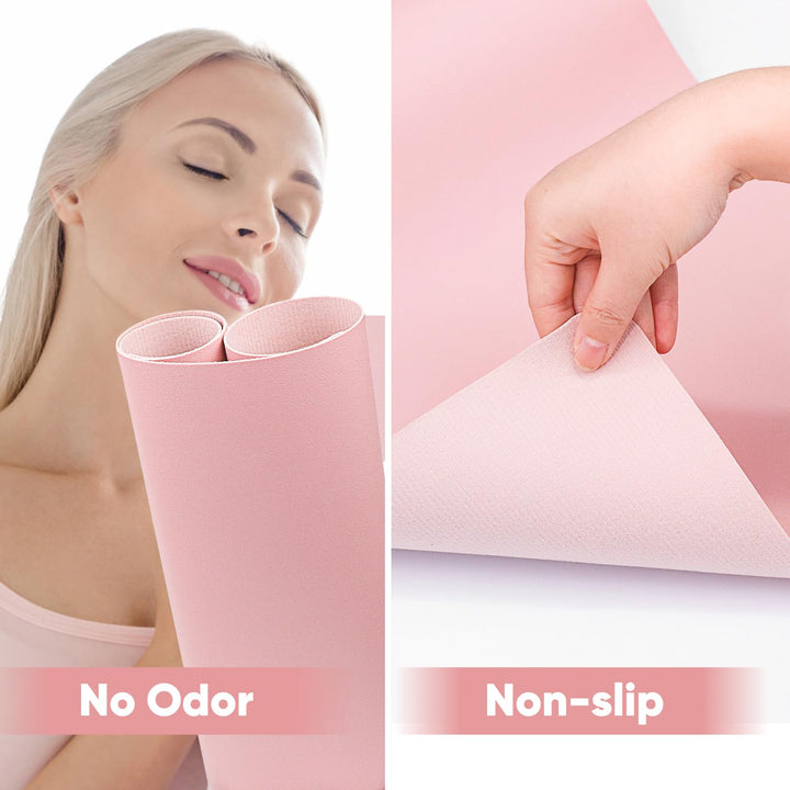 Nail Art Table Mat, (MAT ONLY) Soft Microfiber PU Leather Nail Hand Rest for Nail Arm Rest Cushion, Foldable Nail Art Rest Pillow Manicure Pad Desk Mat - Pink