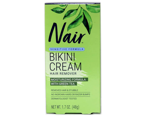 Bikini Cream with Green Tea Sensitive Formula, 1.7 Ounce