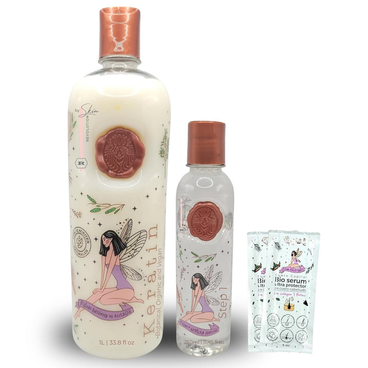 Aftercare for Ritual Botánico Keratina Orgánica | Treatment to Straighten, Repair and Relax Hair | All Natural, Organic & Vegan Ingredients | Product of Colombia| Keratin Medium, 250Ml/8.45 Fl Oz)