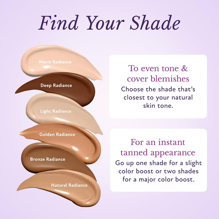 Body Coverage Perfector – Waterproof Leg & Body Makeup/Bronzer for Women - Best Tattoo Cover up Makeup & Tattoo Concealer - 3.5 Oz Natural Radiance