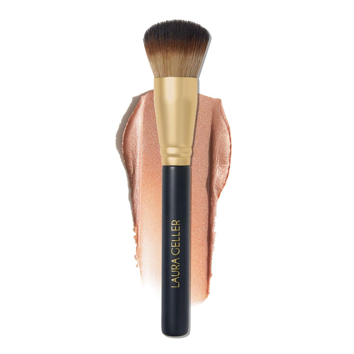 Dual-Ended Eyeshadow Brush - Domed Shader & Blending Brush for Baked and Pressed Eyeshadow Application - All over Eye Makeup Brush