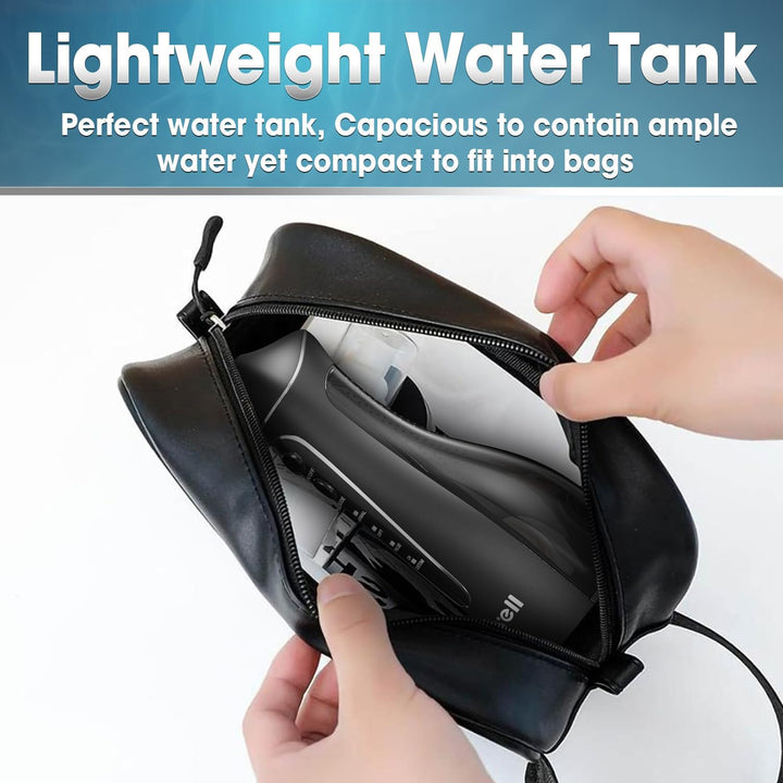 Water Dental Flosser Teeth Pick - Cordless Portable 4 Modes Rechargeable Flossers Oral Irrigator IPX7 Waterproof Travel Gum Floss Cleaner Deep Cleaning Flossing Picks for Home Daily Shower