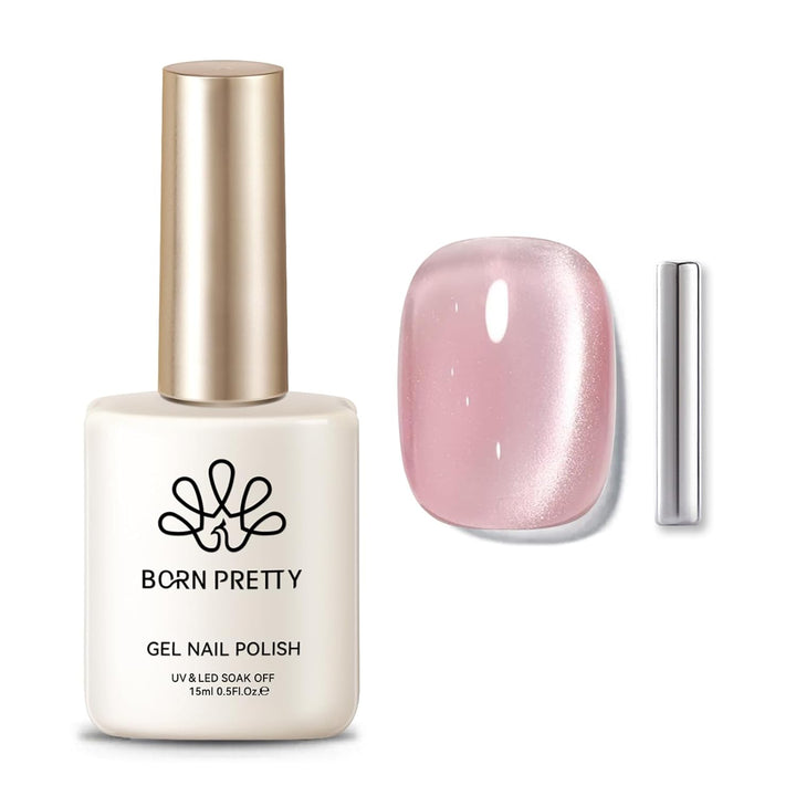 9D Cat Magnetic Eye Gel Nail Polish Holographic Rainbow Gel Polish Blue Purple Soak off U V LED Gel Polish Nail Art Design Manicure Salon DIY Home 15ML