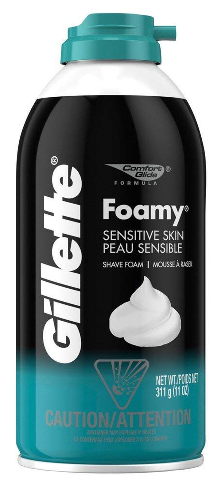 Foamy Shaving Cream, Sensitive Skin, 11 Ounce
