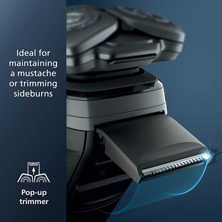 Philips  Shaver 7200, Rechargeable Wet & Dry Electric Shaver with Senseiq Technology and Pop-Up Trimmer, S7887/82