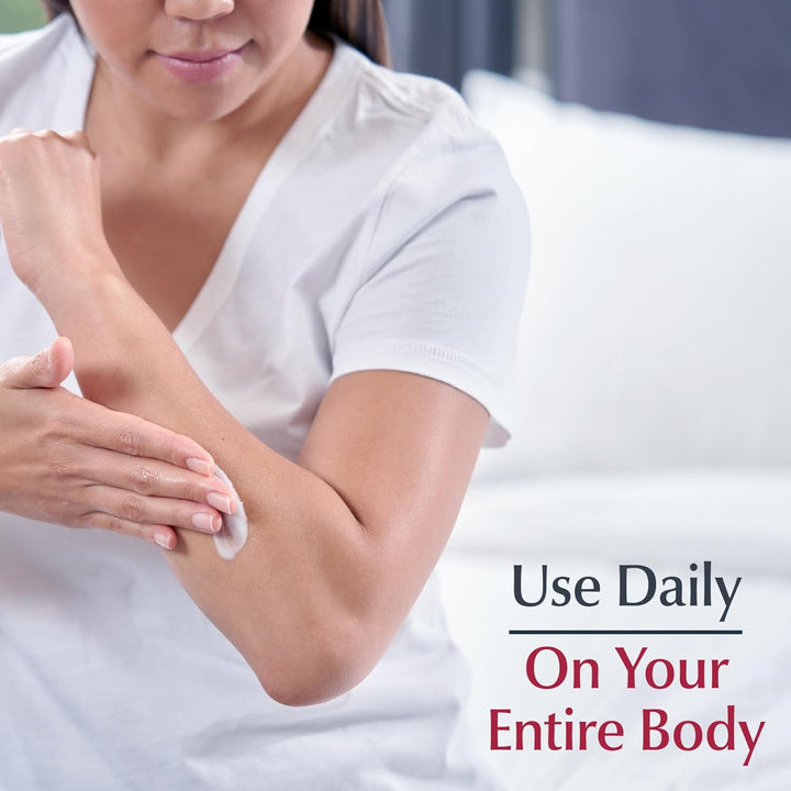 Advanced Repair Body Cream for Very Dry Skin, Fragrance Free Daily Body Moisturizer, 16 Oz Jar