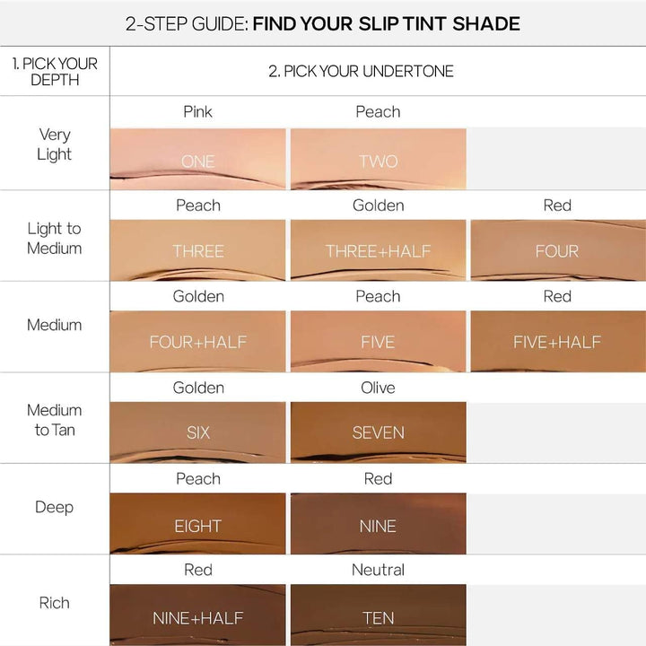 Slip Tint Tinted Moisturizer with SPF 35 - Light Coverage, Glowy Skin Tint & Mineral Sunscreen for Face with Hydrating Hyaluronic Acid - Summer Makeup Essential - Shade Three (1.35 Oz)